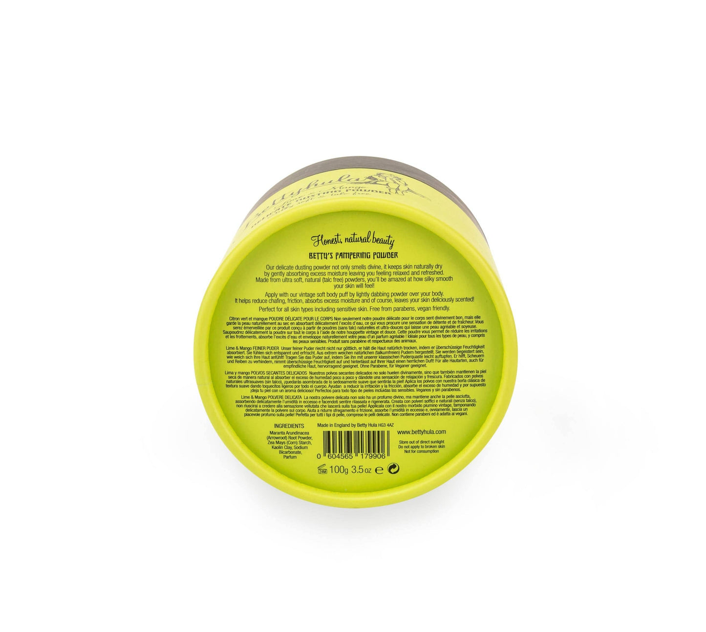 Betty Hula Dusting powder - Lime & Mango