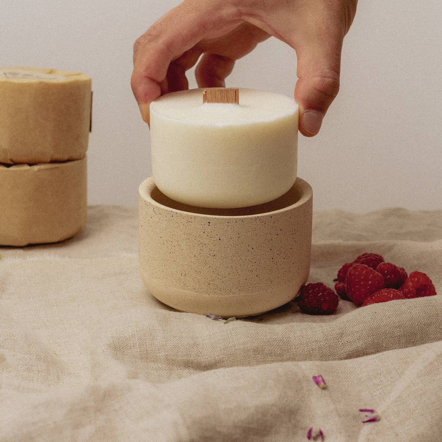 Raspberry & Peppercorn Candle Refill