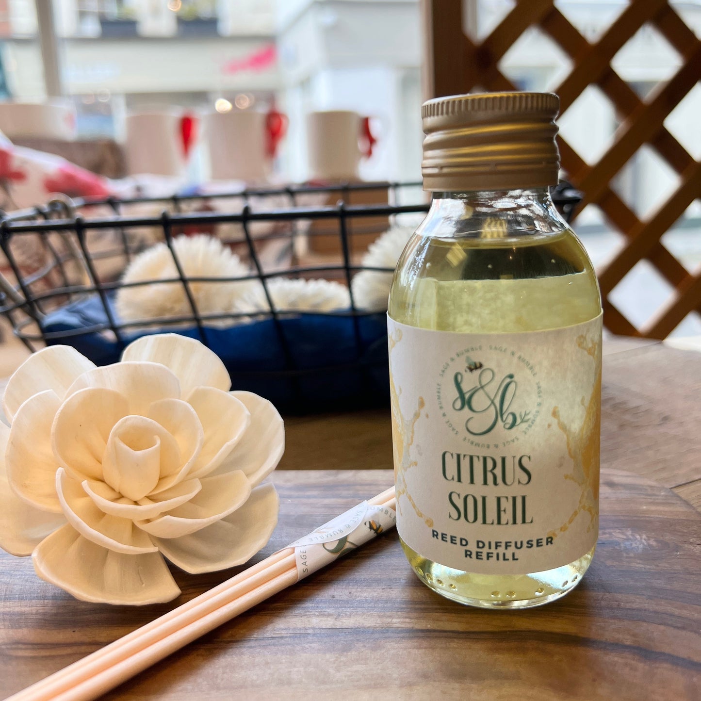 Citrus Soleil Reed Diffuser Refill