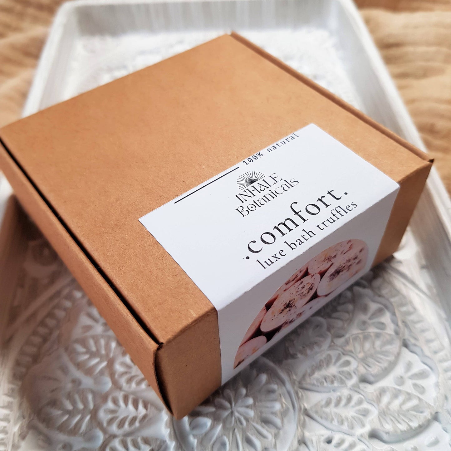 Rose Tea Bath Truffles x 4