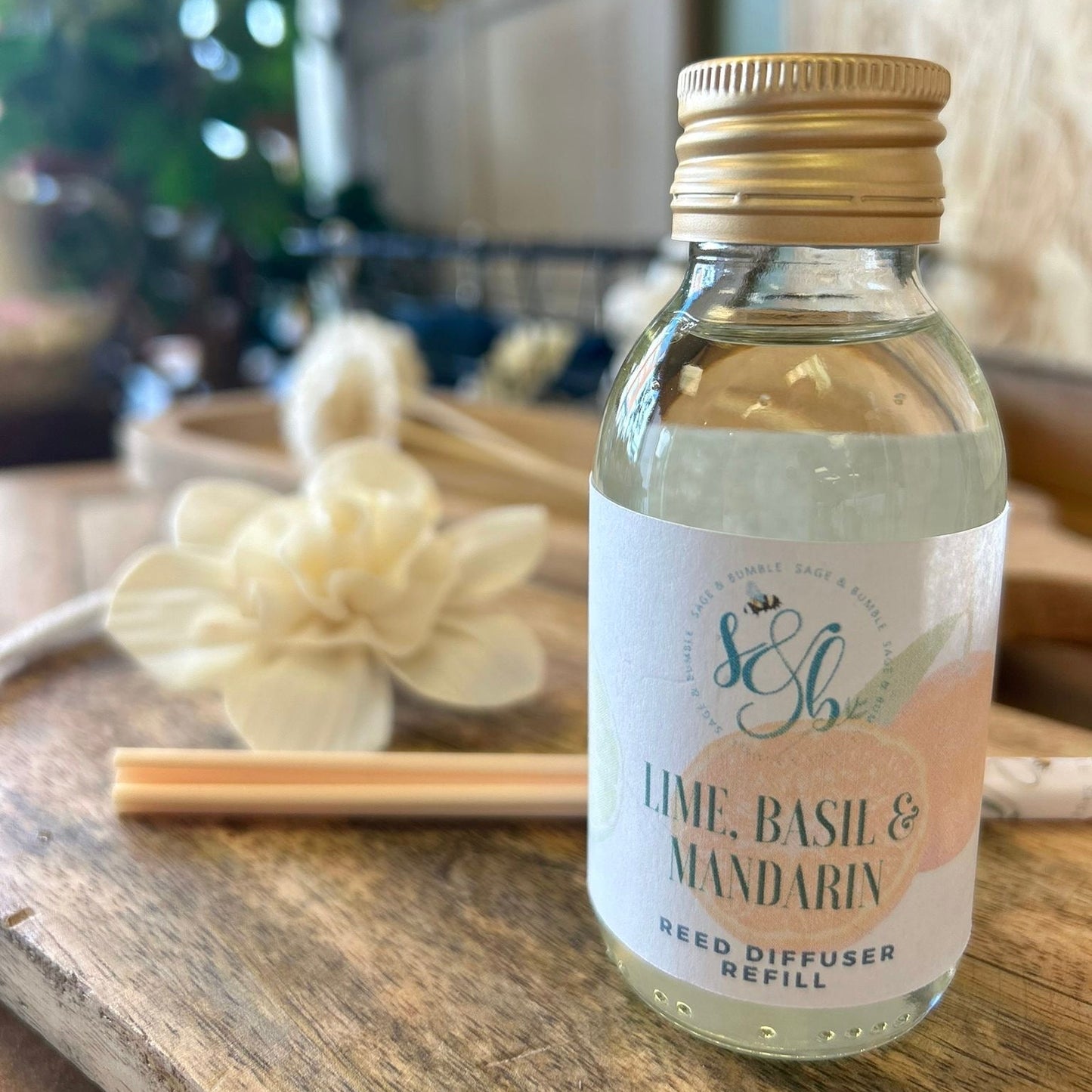 Lime, Basil & Mandarin Reed Diffuser Refill