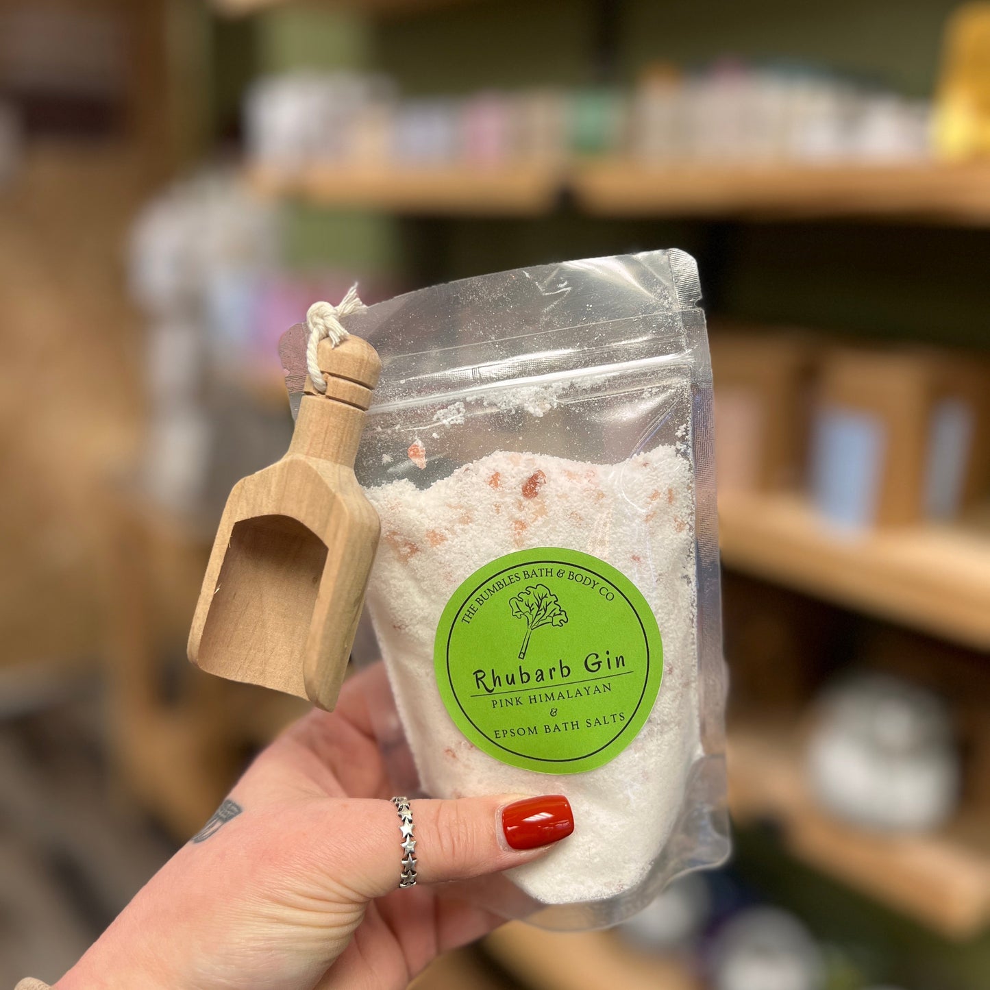 Rhubarb Gin Bath Salts