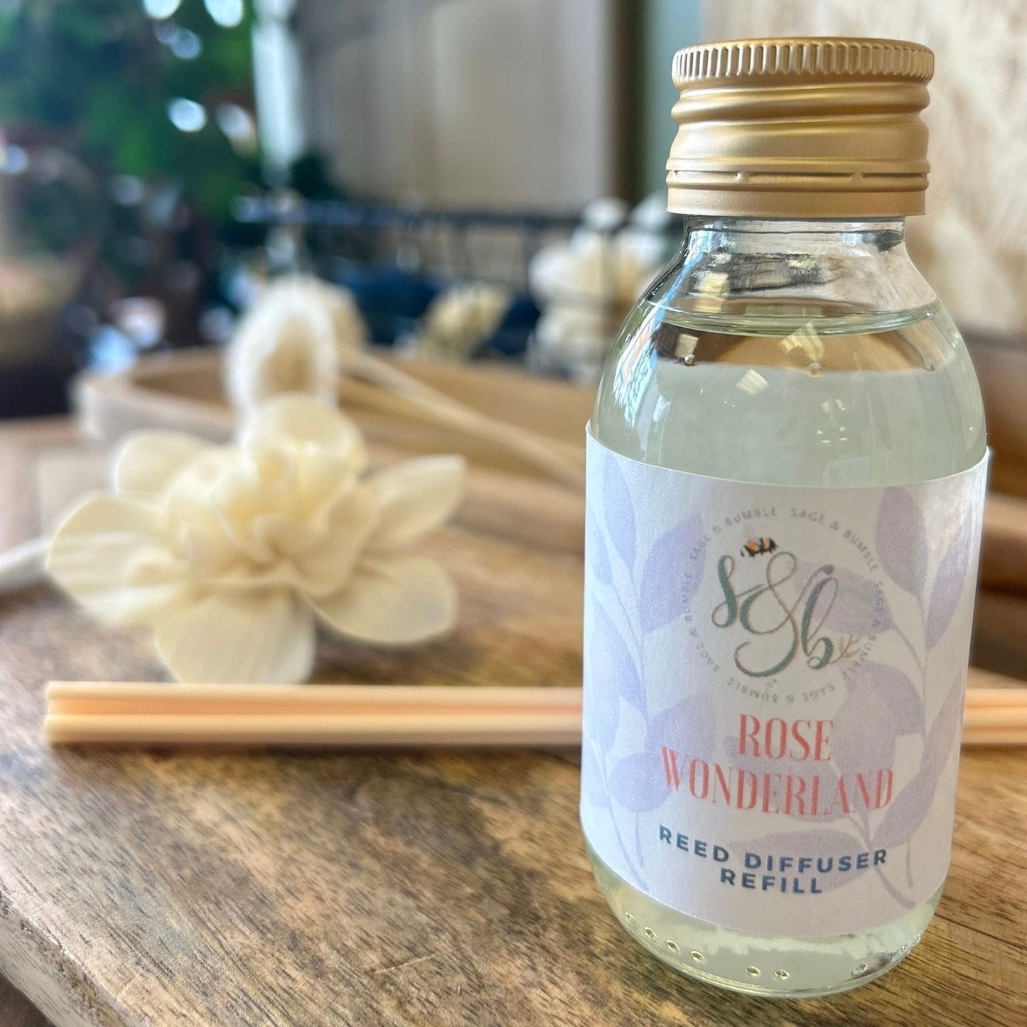 Rose Wonderland Reed Diffuser Refill