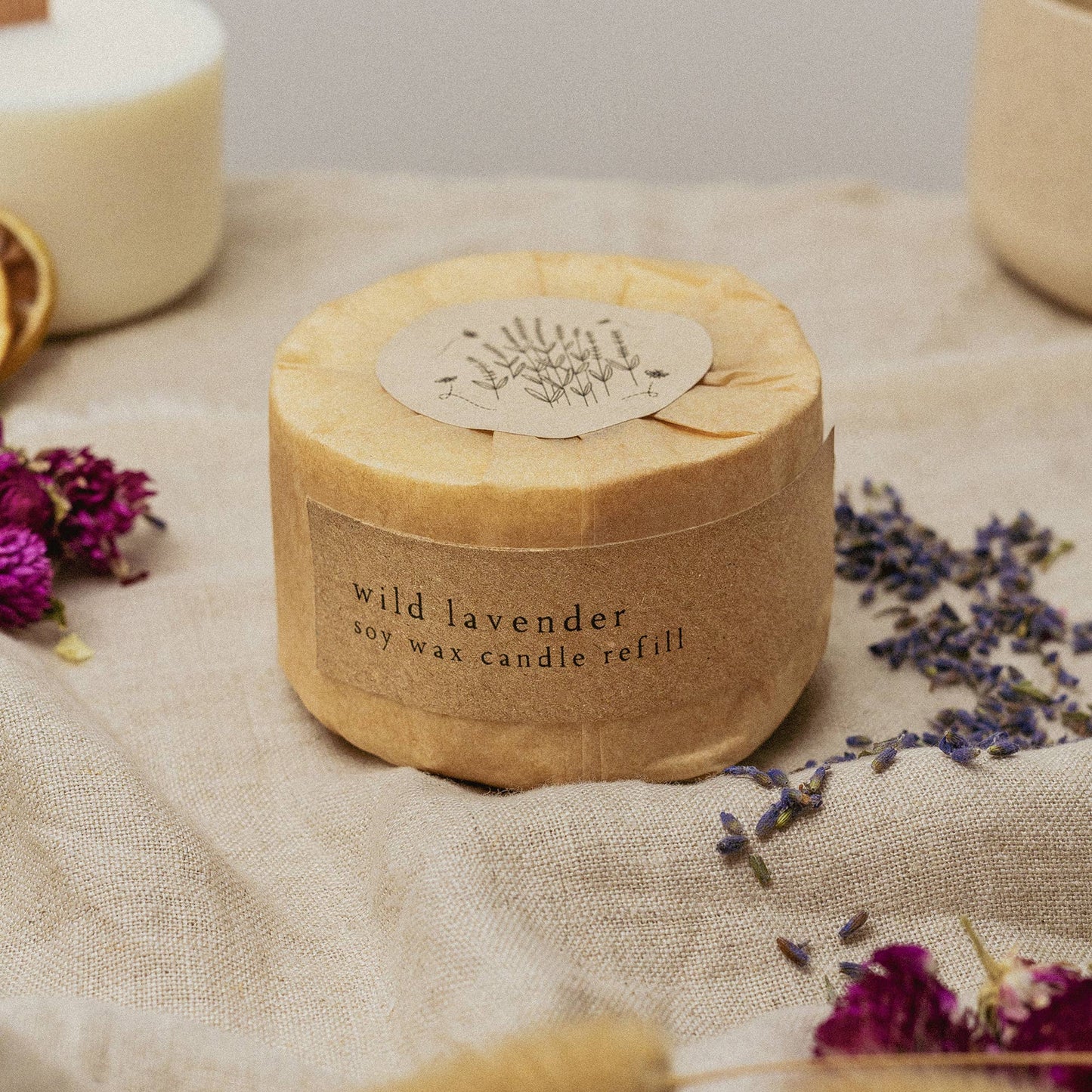 Wild Lavender Candle Refill