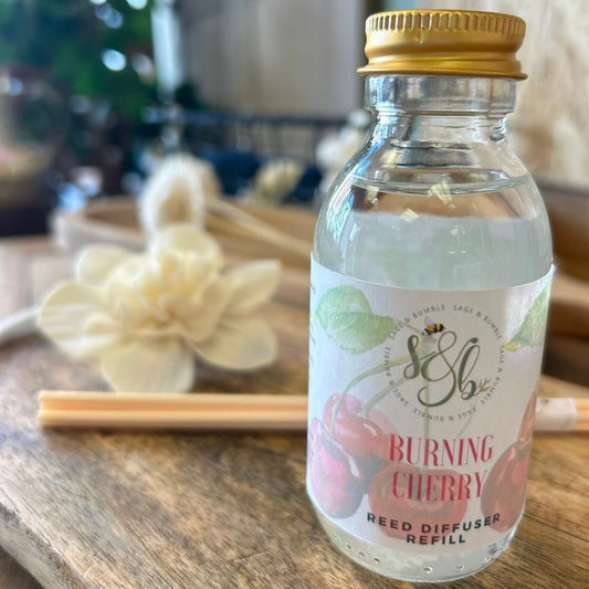 Burning Cherry Reed Diffuser Refill