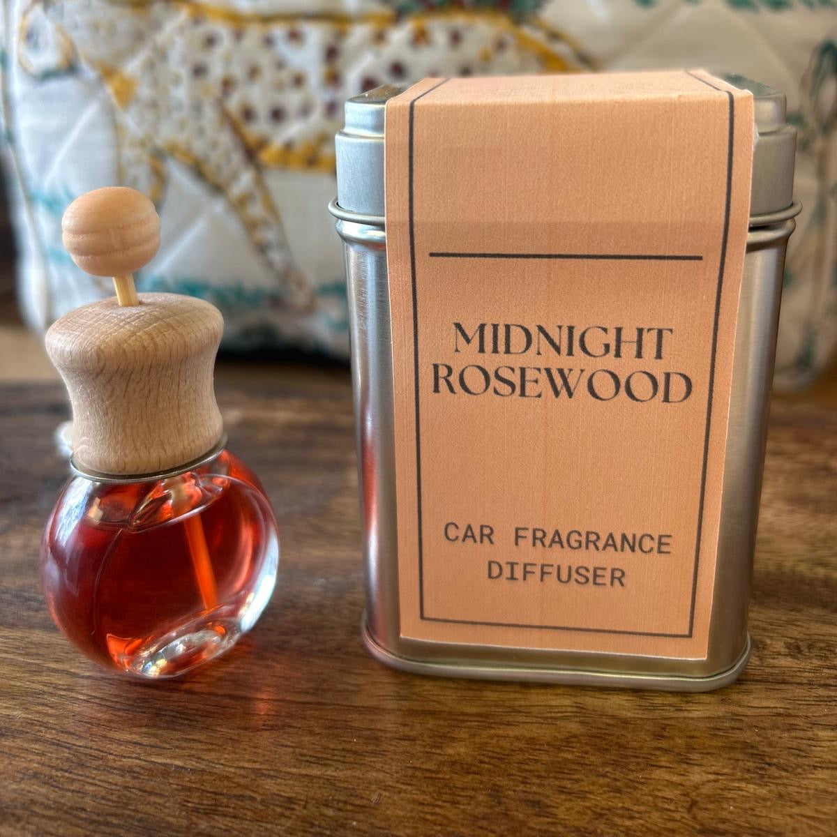 Midnight Rosewood Car Diffuser