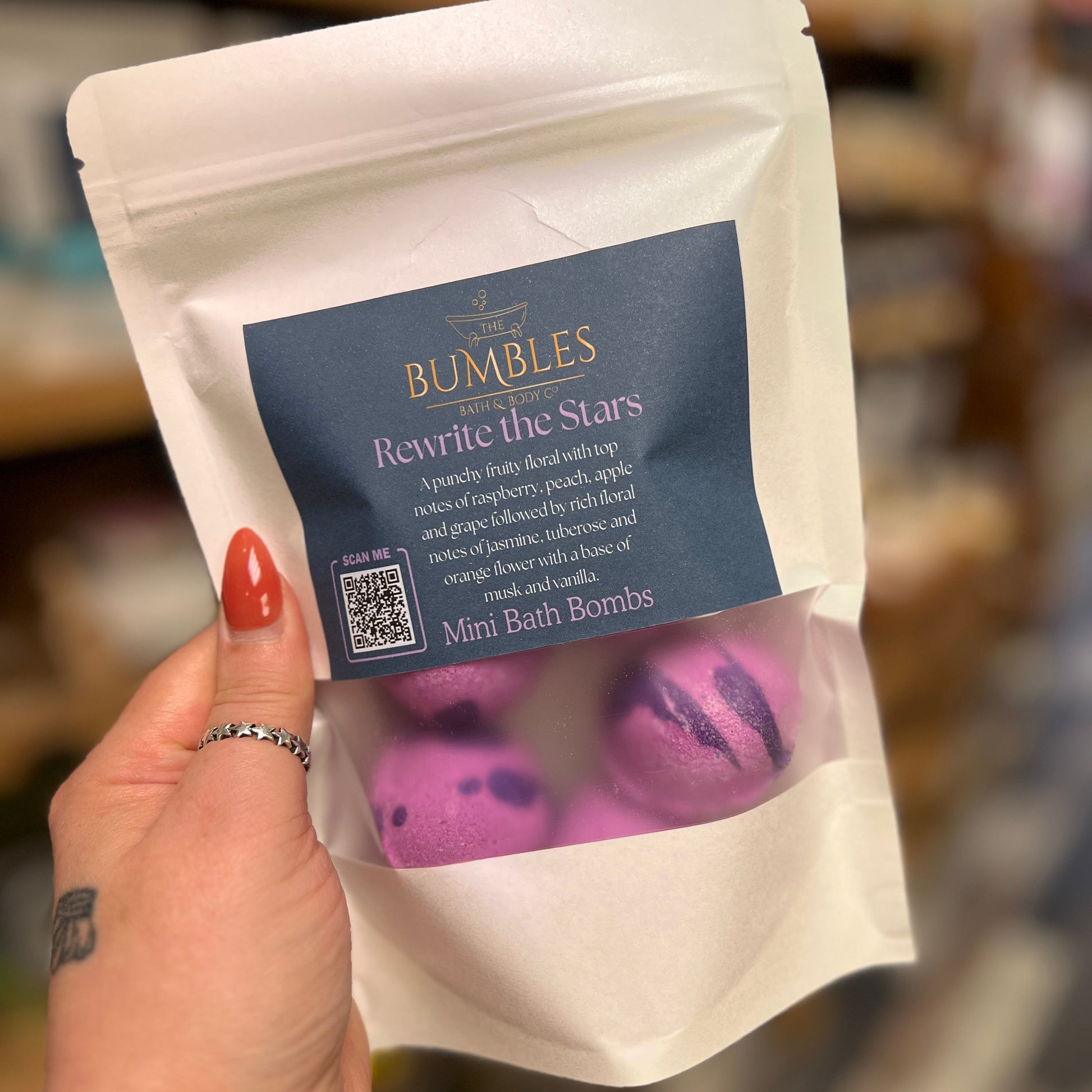 grape fragranced bath bombs 