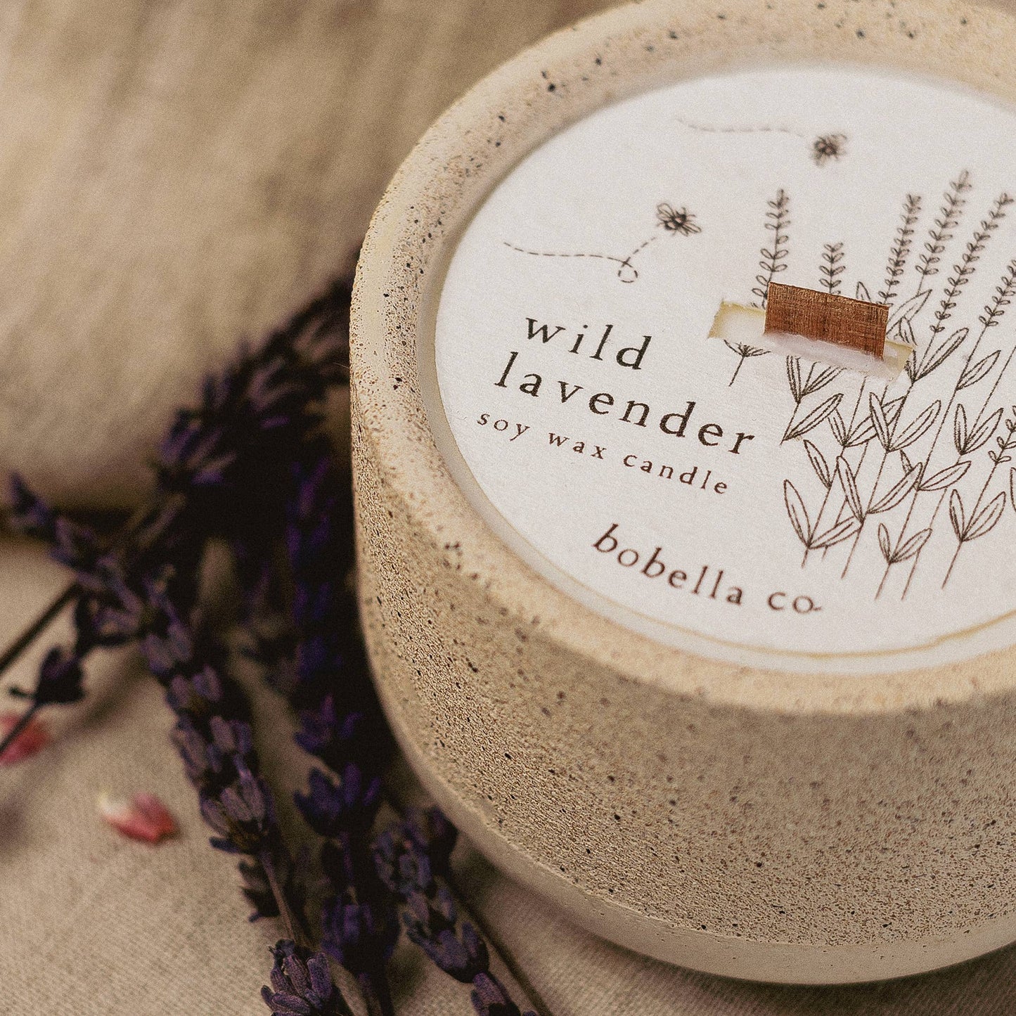 Wild Strawberry & Vanilla Soy Wax Candle