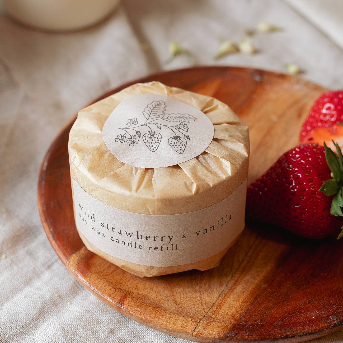 Wild Strawberry & Vanilla Candle Refill
