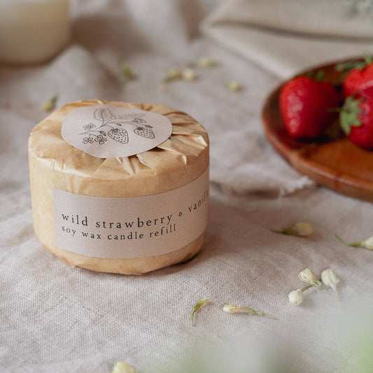Wild Strawberry & Vanilla Candle Refill